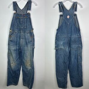 Vintage Cowden Union Made Sanforized Overalls 34x30